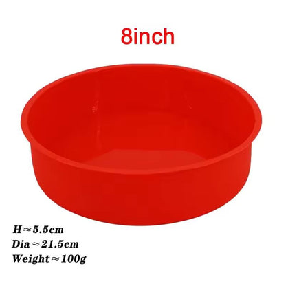 Round Silicone Cake Mold Baking Pan 11