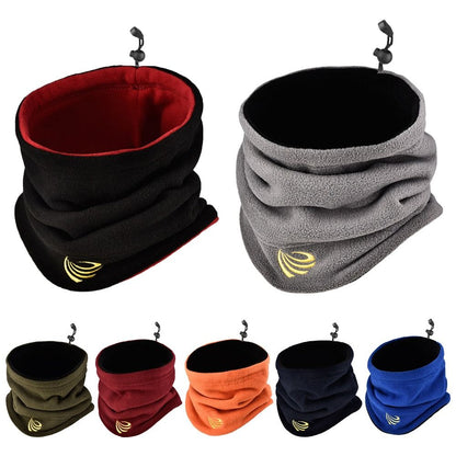 Cold-proof Neck Gaiter, Winter Outdoor Sports Scarves, Fleece Ski Tube Scarf for Men and Women