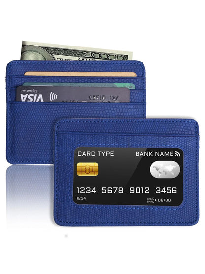 Minimalist Slim Credit Card Holder with ID Window