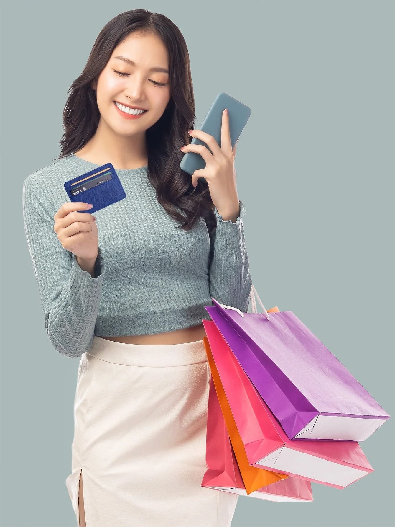 Minimalist Slim Credit Card Holder With ID Window 3