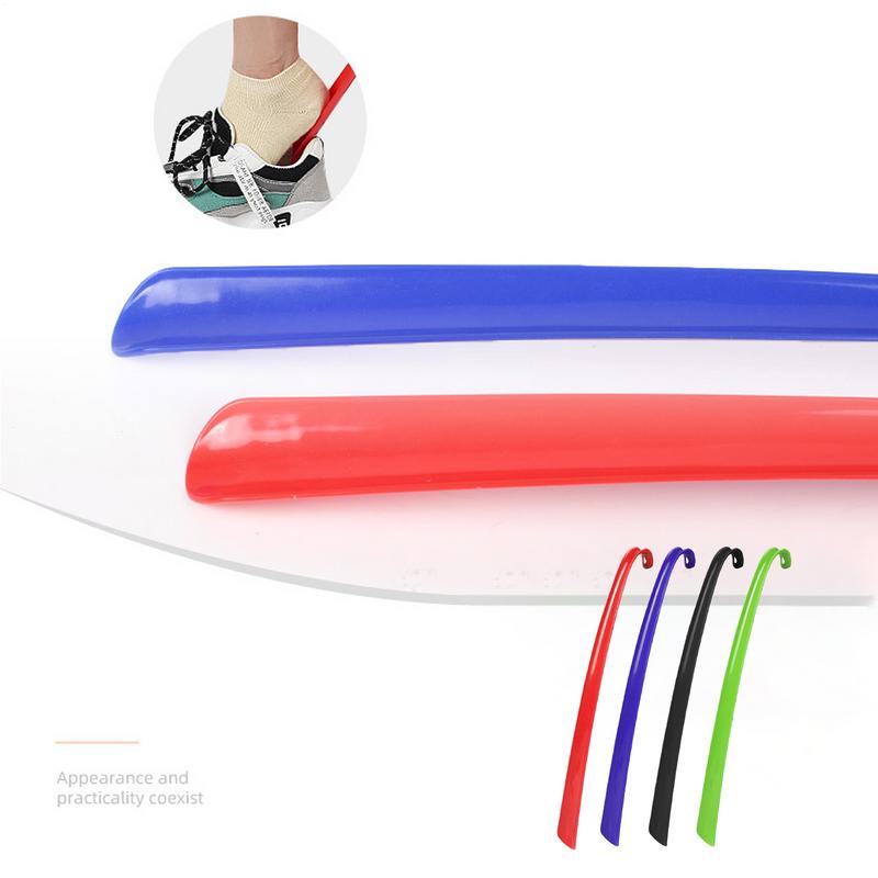 Portable Extra Long Shoe Horns Black Plastic Shoe Spoon Flexible Shoe Lifter For Shoes Accessories 4