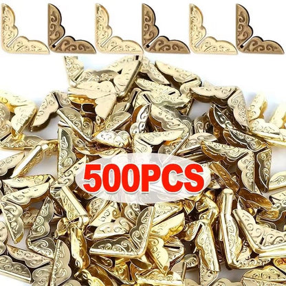 Metal Photo Corner Protectors for Albums and Scrapbooks