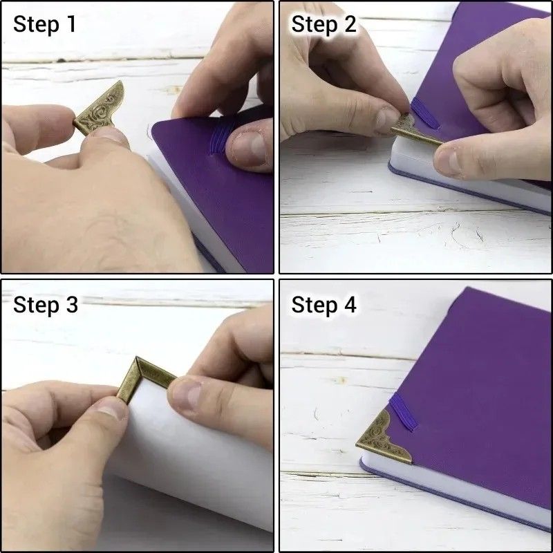 Metal Photo Corner Protectors For Albums And Scrapbooks 10