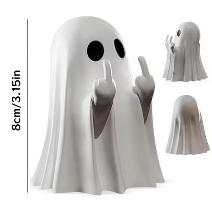 Mini Resin Ghost Middle Finger Statue  Unique Funny Home Ornament  Party Decor 5