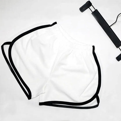 Womens Elastic High Waist Quick Dry Running Shorts 1