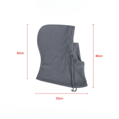Windproof Hooded Cap For Men Women Thermal Face Mask Warm Fleece Neck Warmer 3
