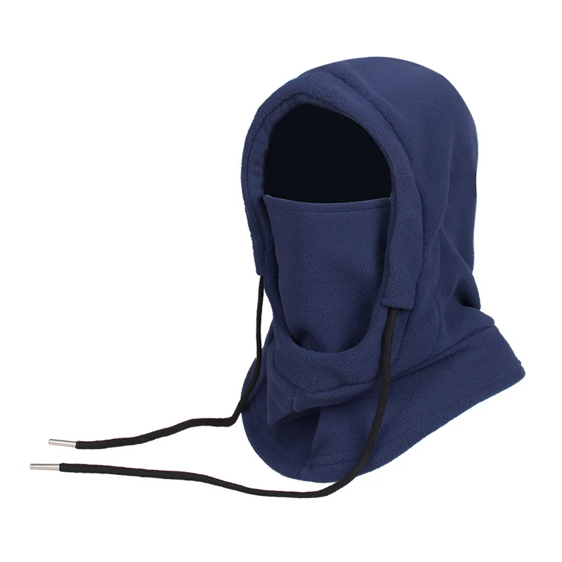 Windproof Hooded Cap For Men Women Thermal Face Mask Warm Fleece Neck Warmer 8