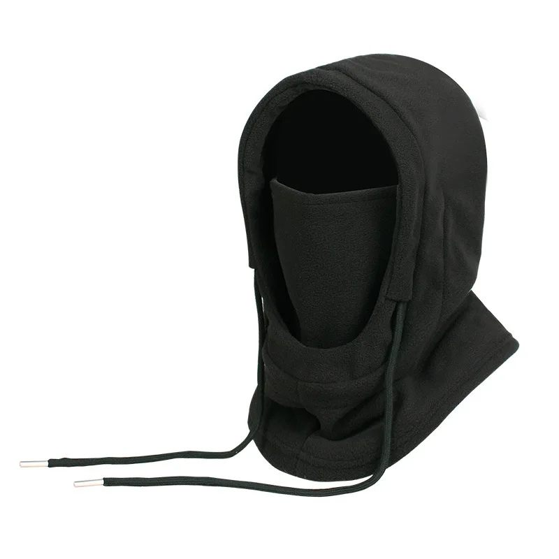 Windproof Hooded Cap For Men Women Thermal Face Mask Warm Fleece Neck Warmer 10