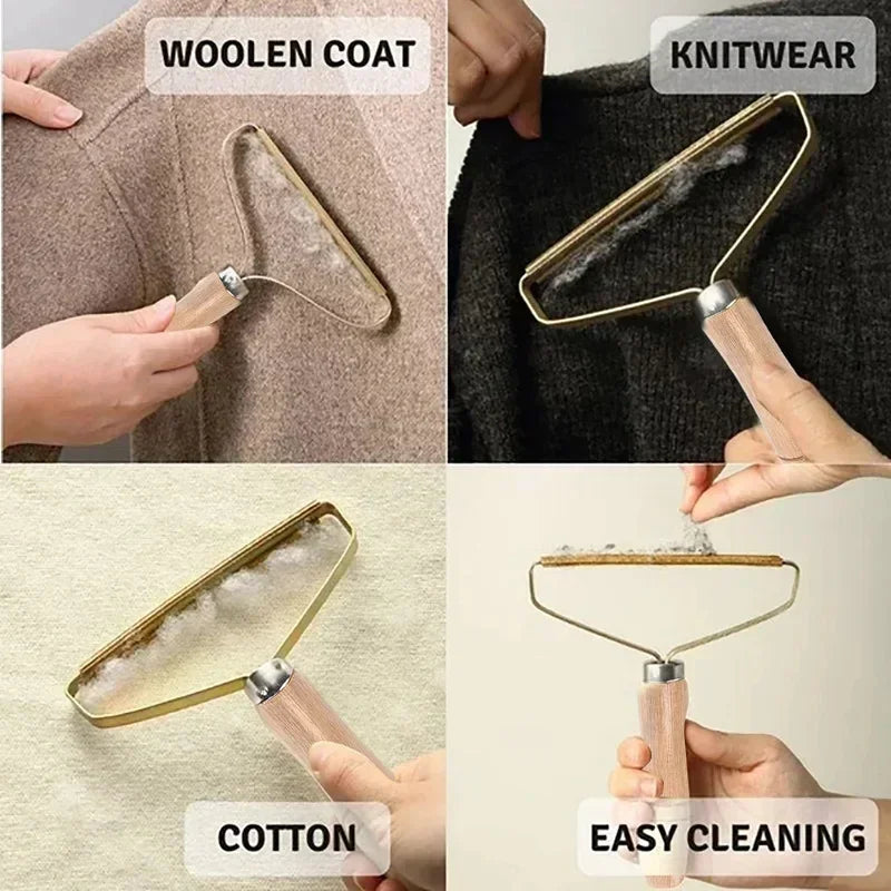Pet Hair Remover Brush for Sweaters and Clothes, Manual Lint Roller, Dog and Cat Hair Removal Tool for Sofa and Bedding