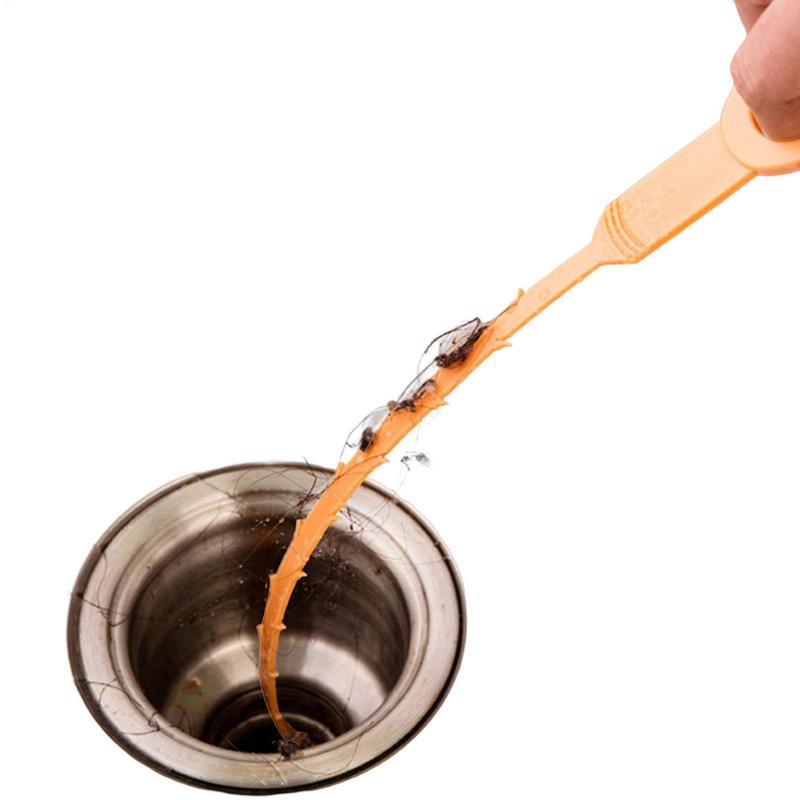 Hair Drain Clog Remover Auger, Bathroom Unclogged for Kitchen and Sewer Cleaning