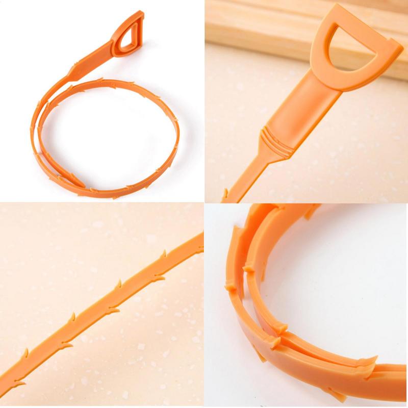 Hair Drain Clog Remover Auger, Bathroom Unclogged for Kitchen and Sewer Cleaning