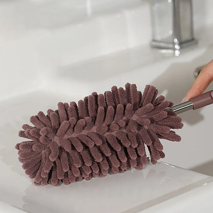 Telescopic Duster Extendable Handle Feather Dust Brush Cobweb Cleaner For Home And Car Use 5