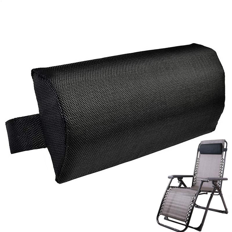 Pool Lounge Chair Pillow, Universal Removable Ledge Lounger Pillow with Strap, Camp Terrace Lounge Chair Rest Pillow