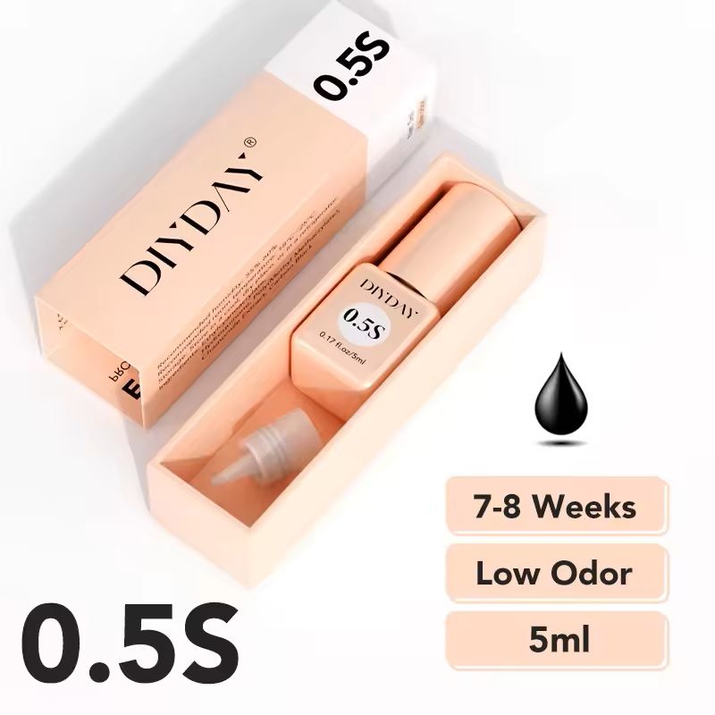 DIYDAY FastDry Lash Extension Adhesive  LowOdor 03S3S Eyelash Extension Glue 5 Ml 1