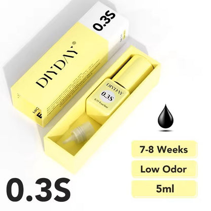 DIYDAY FastDry Lash Extension Adhesive  LowOdor 03S3S Eyelash Extension Glue 5 Ml 5