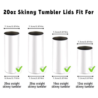 Clear SpillProof 20oz Tumbler Replacement Lid 1 Or 2 Pack 2