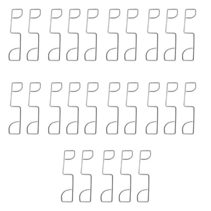 25Pack Stainless Steel Garden Fence Panel Clips And AntiVibration Wedges 6