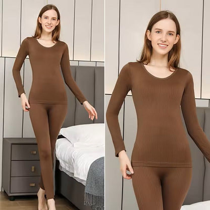 Womens Thermal Shaping Underwear Set Long Johns Base Layer For Winter Warmth 1