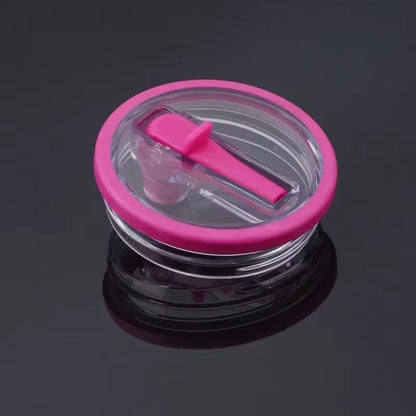 Clear SpillProof 40 Oz Tumbler Lid  Replacement Cover For Travel Cups 10