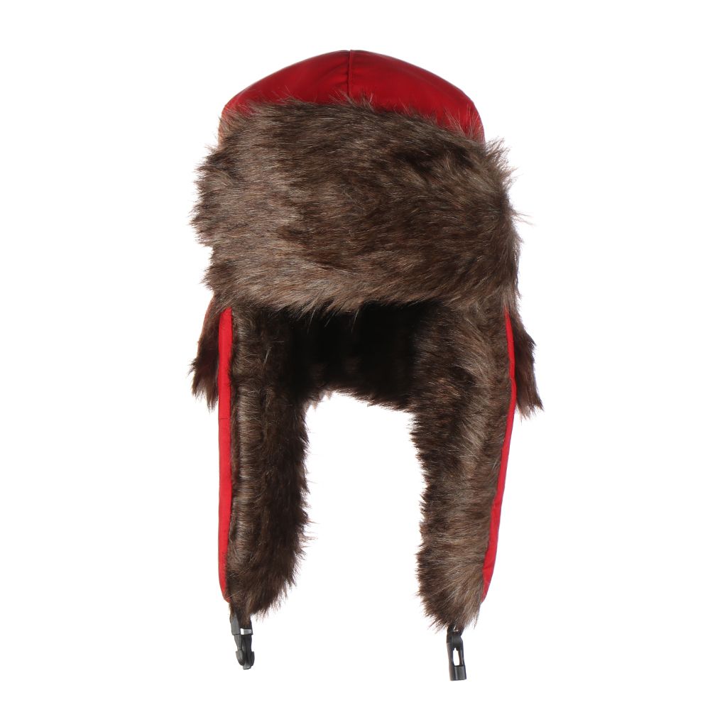 Men Women Ushanka Trapper Ski Hat Winter Cap with Earflaps for Men Women