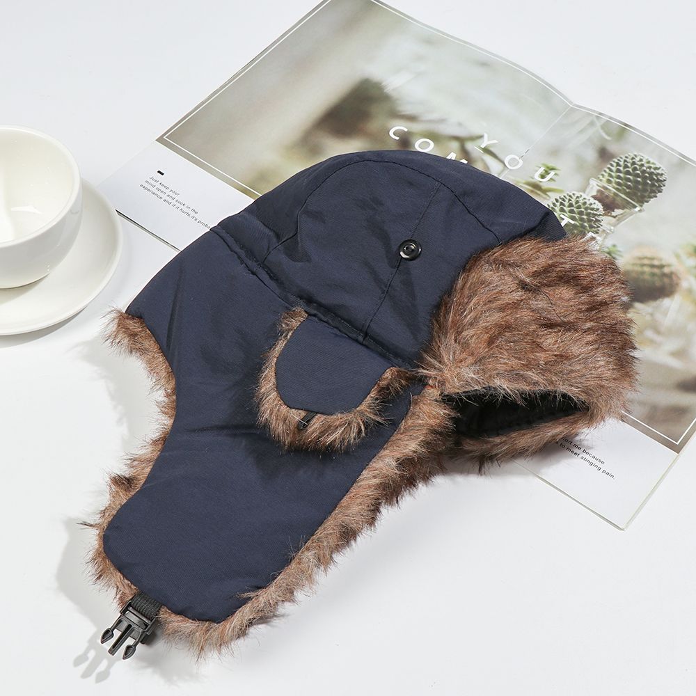 Men Women Ushanka Trapper Ski Hat Winter Cap With Earflaps For Men Women 2