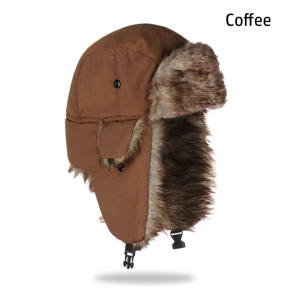 Men Women Ushanka Trapper Ski Hat Winter Cap With Earflaps For Men Women 7