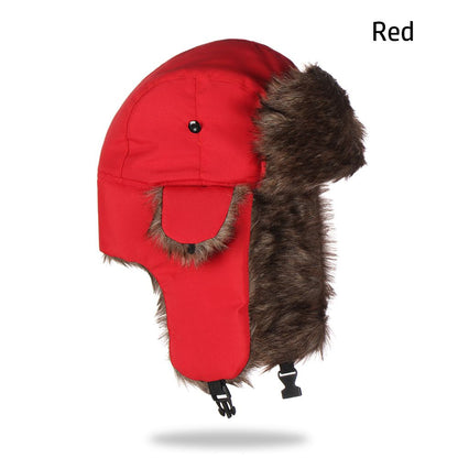 Men Women Ushanka Trapper Ski Hat Winter Cap With Earflaps For Men Women 10