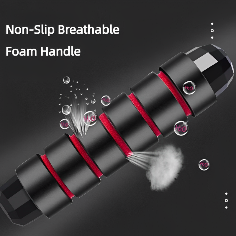 Adjustable Jump Rope with Steel Wire, Tangle-Free for Home Workout