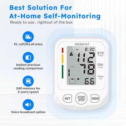 Bioland 2005 Automatic Upper Arm Digital Blood Pressure And Pulse Monitor 5