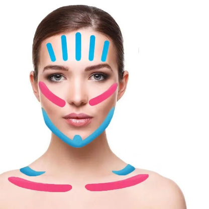 Elastic Kinesiology Face Lifting Tape Roll For V Line Neck And Eye Area 1