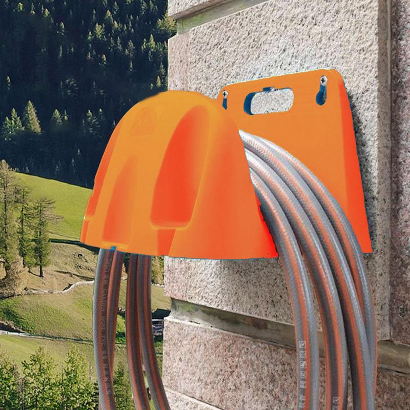 Garden Hose Holder Wall Mounted, Durable Metal Hose Hanger