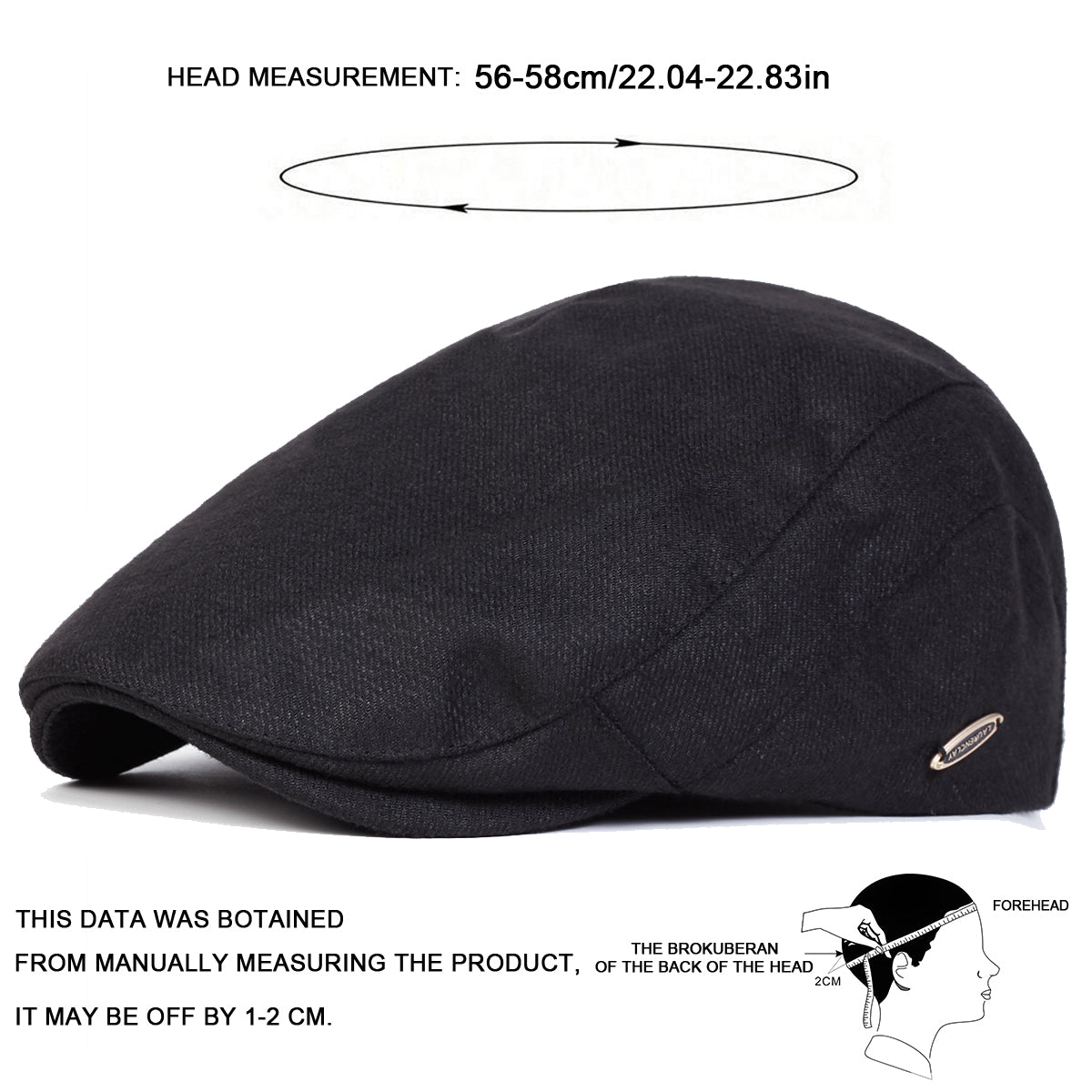 British Painters Hat Men Letter Label Newsboy Cap Spring Autumn Flat Cap Hip Hop Beret 4