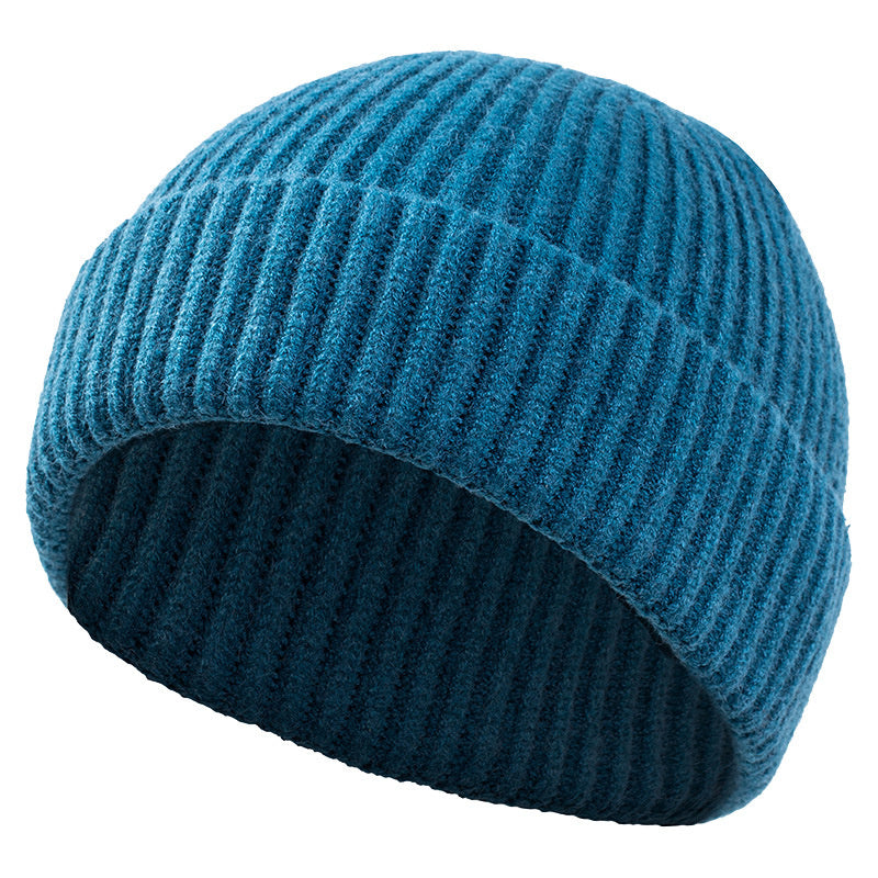 High Quality Thick Warm Male Winter Beanies Adult Casual Short Thread Hip Hop Hat Man Wool Skull Ca 7