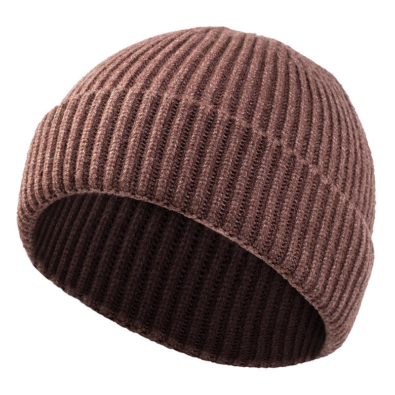 High Quality Thick Warm Male Winter Beanies Adult Casual Short Thread Hip Hop Hat Man Wool Skull Ca 9