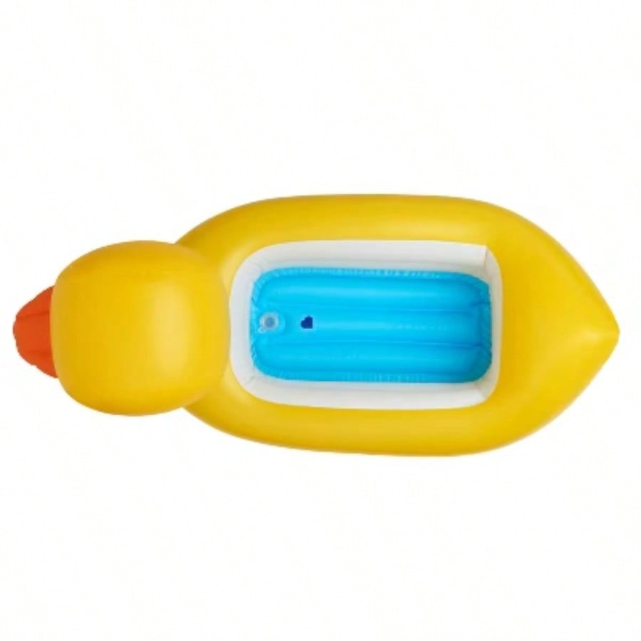Safe Baby Inflatable Tub, Inflatable Duck Bathtub with Non-Slip Surface, Travel-Friendly