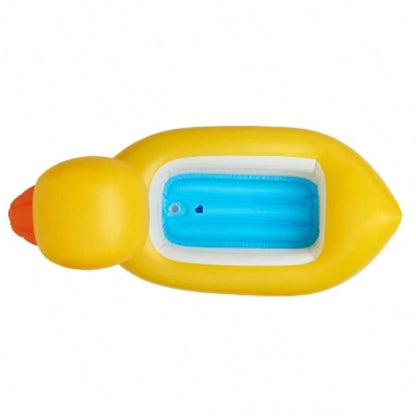 Safe Baby Inflatable Tub, Inflatable Duck Bathtub with Non-Slip Surface, Travel-Friendly