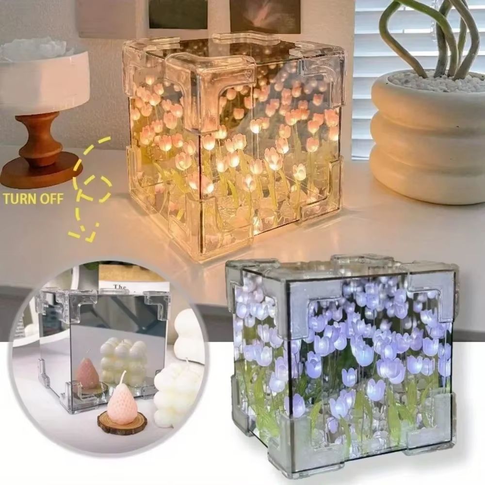 DIY Tulip Mirror Night Light Craft Kit