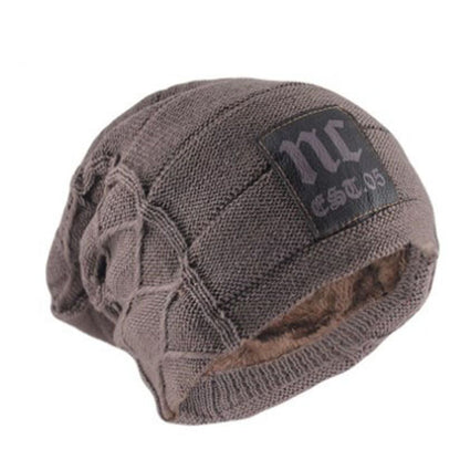 Winter Warm Beanies for Adults, Fashion Knitted Skullies, Soft Wool Hat, Casual Outdoor Women Bone Cap