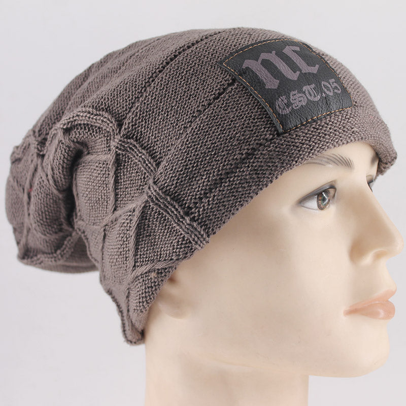 Winter Warm Beanies For Adults Fashion Knitted Skullies Soft Wool Hat Casual Outdoor Women Bone Cap 4