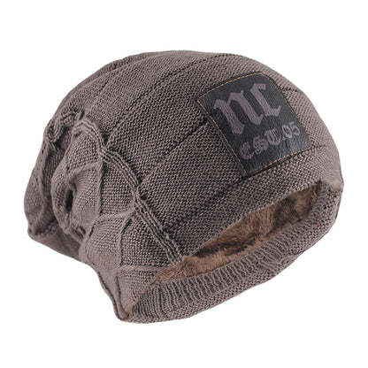 Winter Warm Beanies For Adults Fashion Knitted Skullies Soft Wool Hat Casual Outdoor Women Bone Cap 6