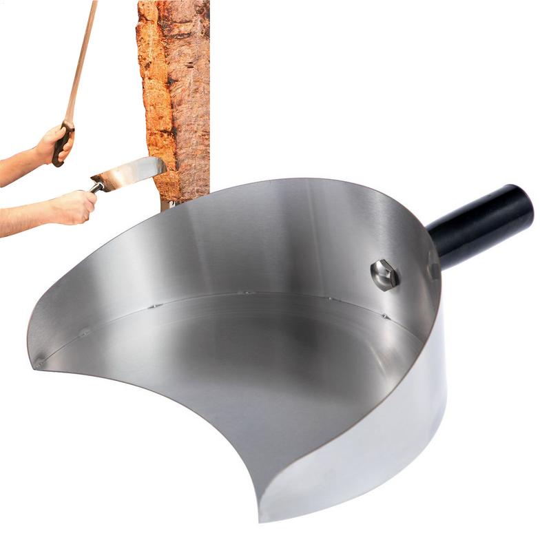 Portable Heat Resistant Meat Catcher Pan for Barbecues, Camping, and Parties