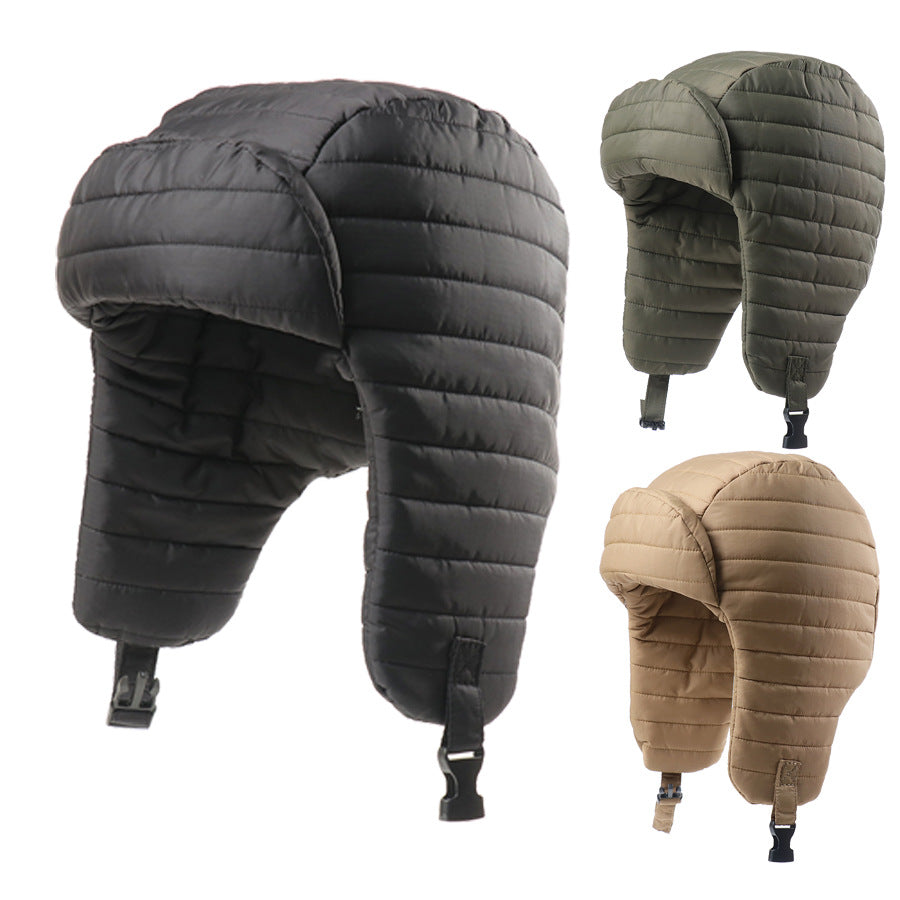 Men's Russian Ushanka Hat, Keep Warm Lei Feng Caps, Ski Earflap, Winter Outdoor Bomber, Thicked Windproof Hat