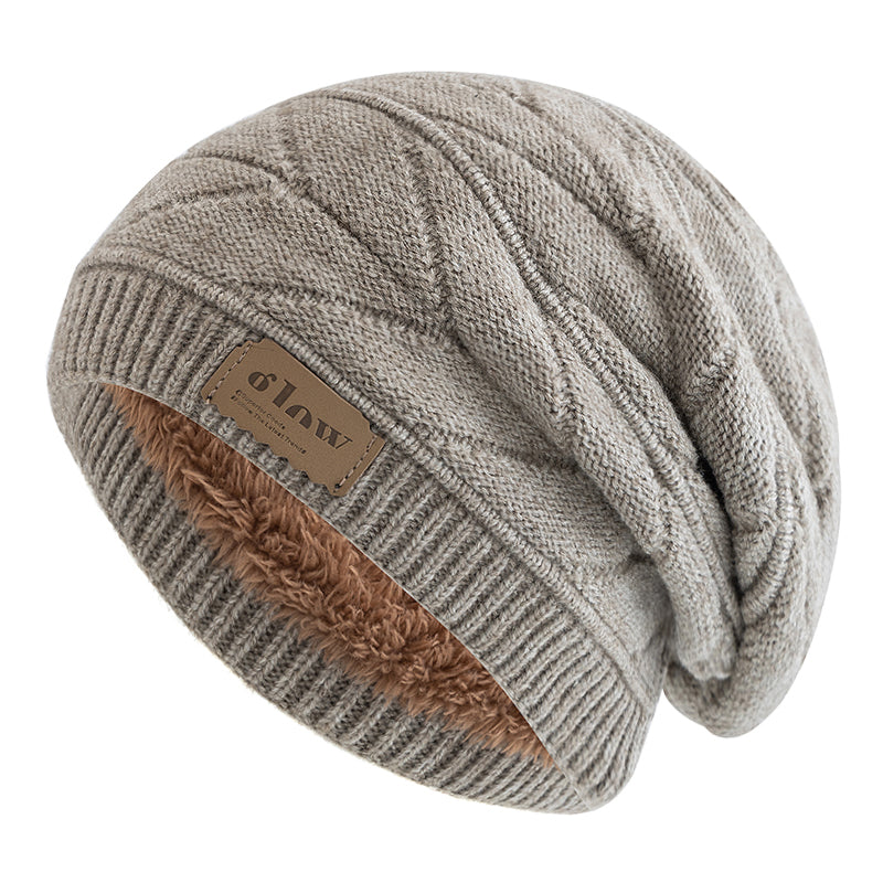 Warm Unisex Beanie Hats Adjustable Ski Sports Winter Hat For Men  Women Plush Lined Knitted Hat Wit 4