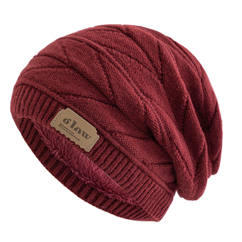 Warm Unisex Beanie Hats Adjustable Ski Sports Winter Hat For Men  Women Plush Lined Knitted Hat Wit 6