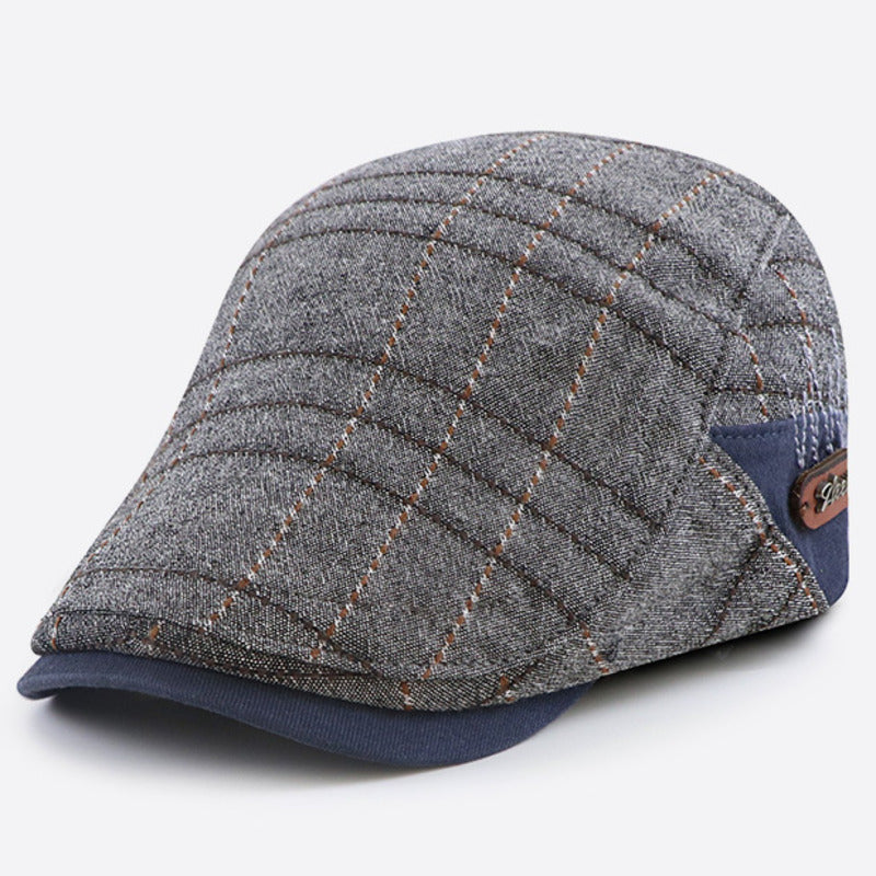 Adult Cap Spring Summer And Autumn Men Cotton Flat Peak Hat Dad Casual Newsboy Painter Hats Lady Fa 1