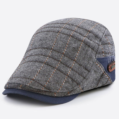 Adult Cap Spring Summer And Autumn Men Cotton Flat Peak Hat Dad Casual Newsboy Painter Hats Lady Fa 1