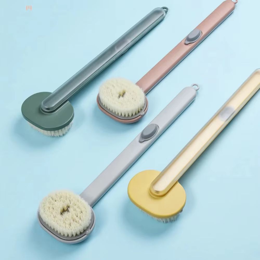 LongHandle Bath Body Brush For Deep Cleansing And Exfoliation 4