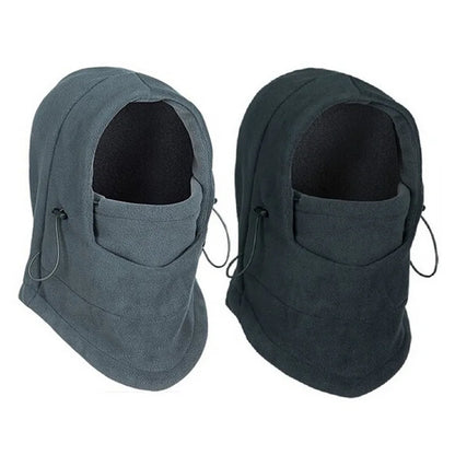 Hiking Balaclava Hat Waterproof Thermal Fleece New Fashion Warm Cap For Men Women Hooded Neck Warme 4