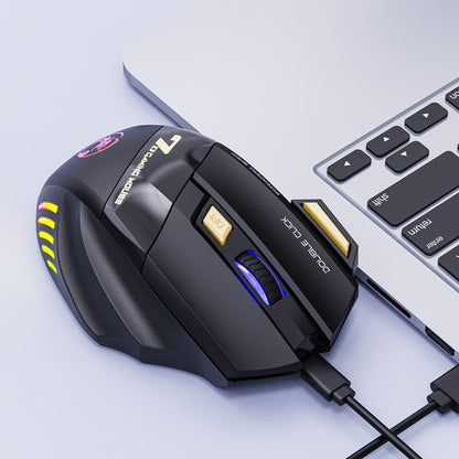 USB Wireless Gaming Mouse, Silent Mouse, Dual Mode Rechargeable, Multiple Keys with Bluetooth and Colors