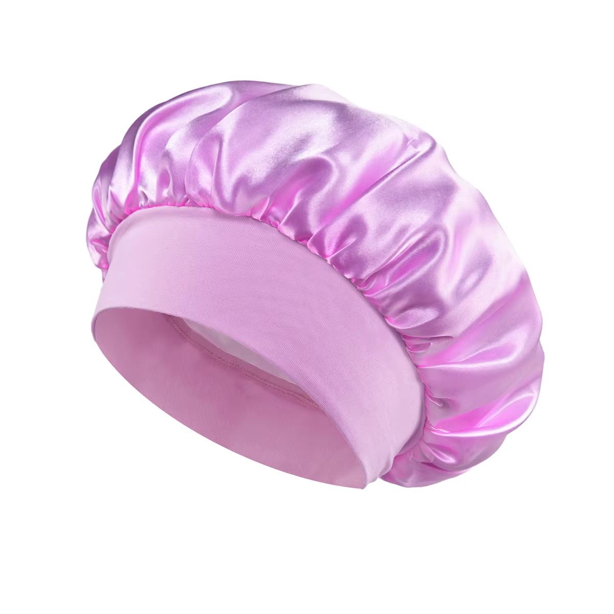 Soft Satin Lined Bonnet For Long Hair Sleep And Shower Cap 9